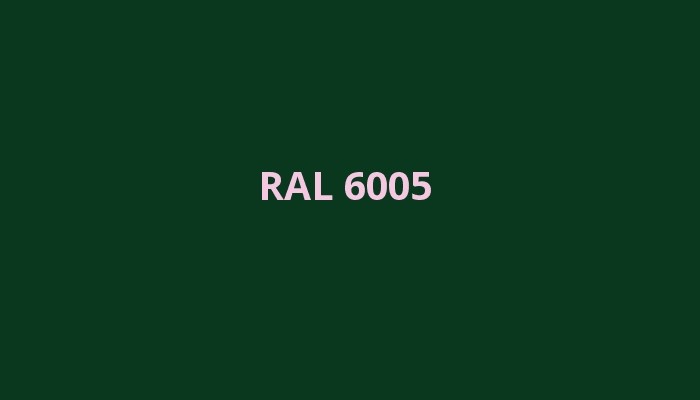 RAL 6005 - Mechová zelená